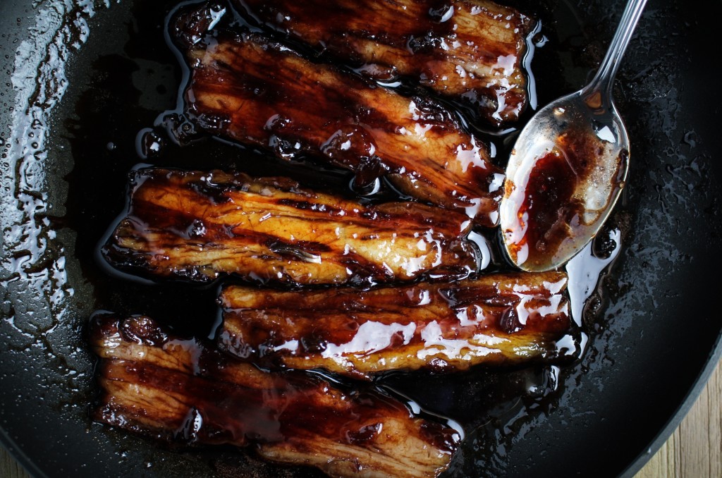 Red Wine Caramelized Pork Belly