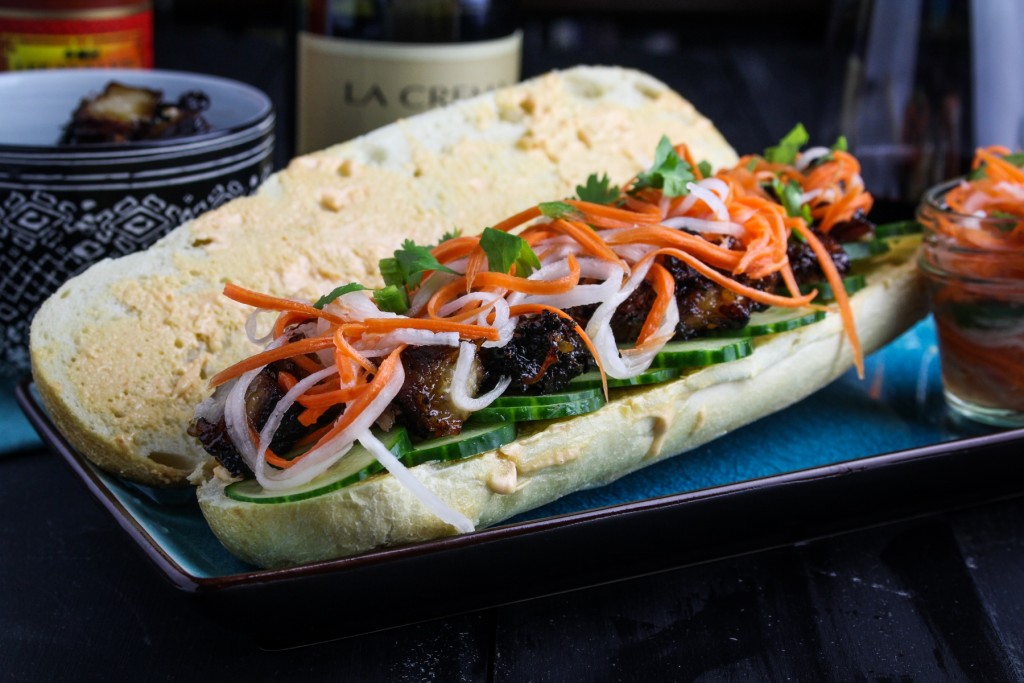 Pork Belly Banh Mi Sandwiches La Crema