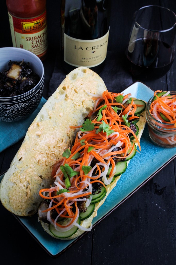 Pork Belly Banh Mi: Colorful and flavorful