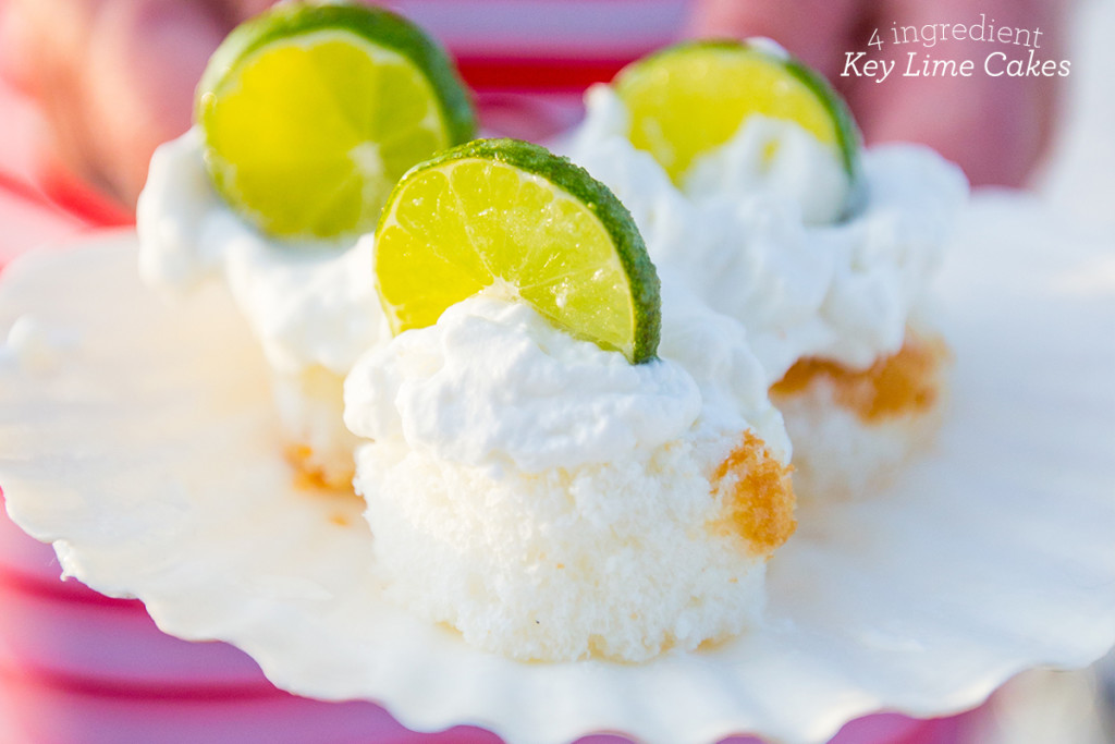 4 Ingredient Key Lime Cakes- these are so delicious!