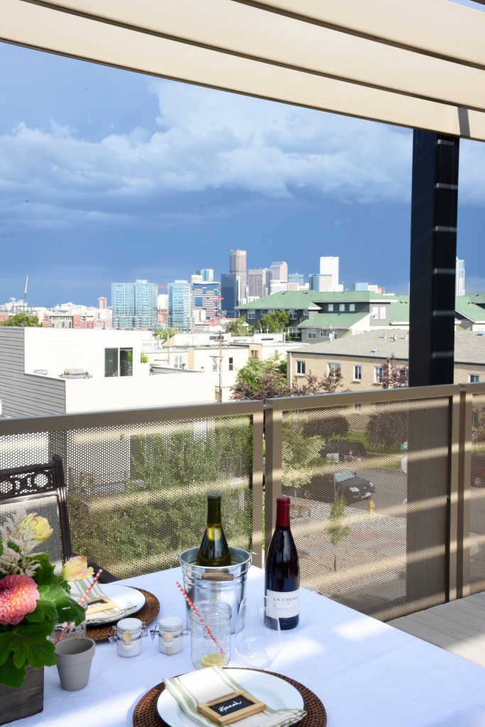 Rooftop Entertaining: Location, location, location. There aren’t a ton of places where you have a full city and mountain view in the background.