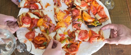 A Homemade Grilled Pizza Party