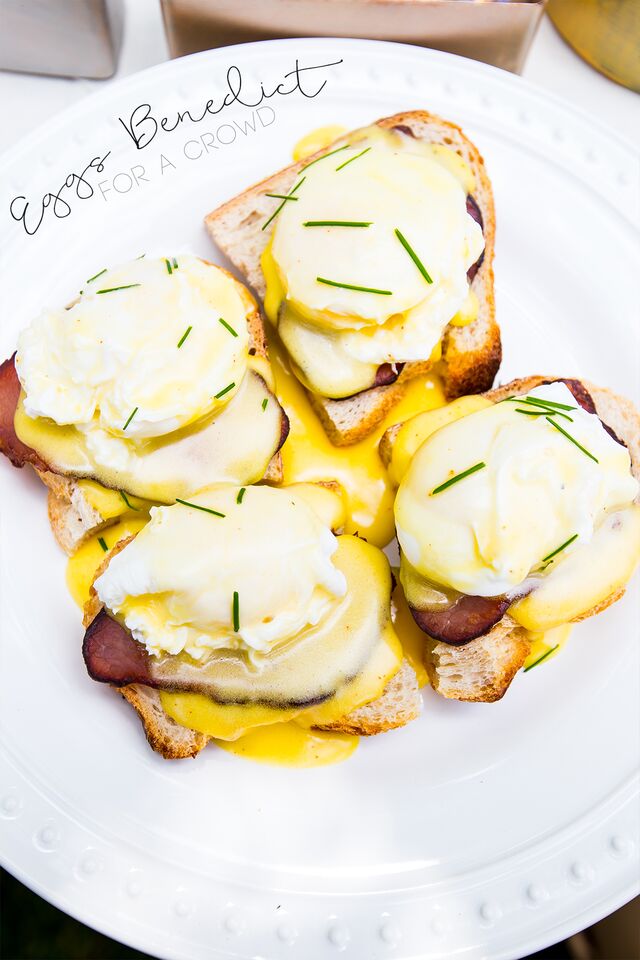 Eggs Benedict for a Crowd