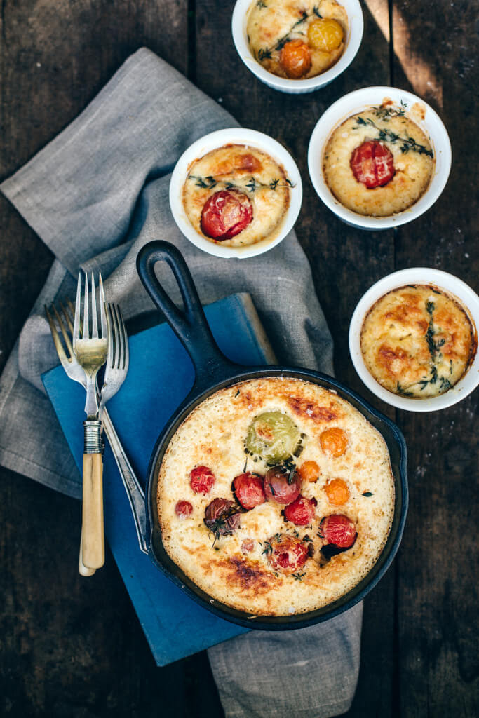 Savory Tomato Clafoutis and a Fall Picnic