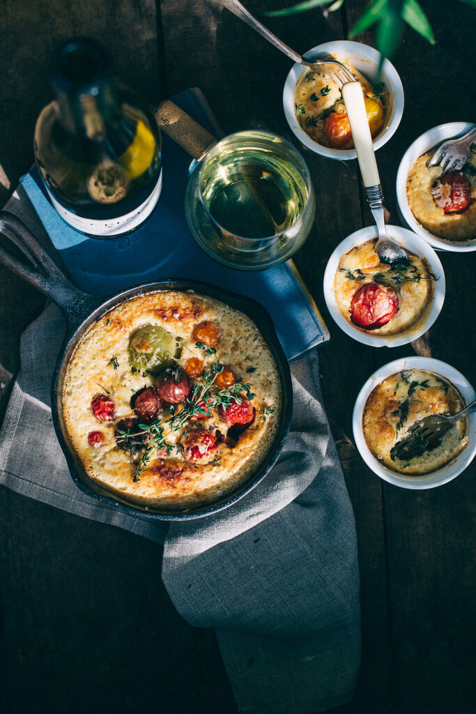 Savory Tomato Clafoutis and a Fall Picnic