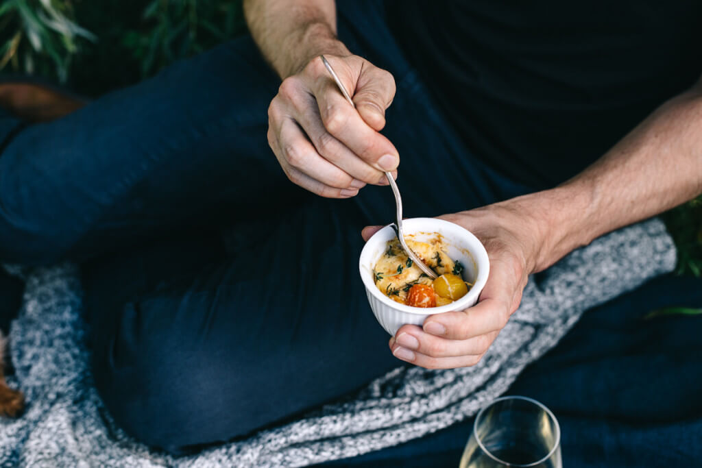 Savory Tomato Clafoutis and a Fall Picnic