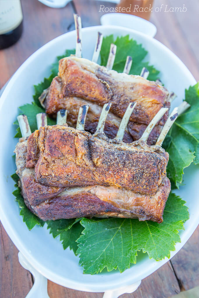 Roasted rack of lamb