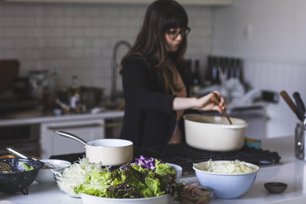 Mixed Greens Salad with Shaved Fennel and Radishes