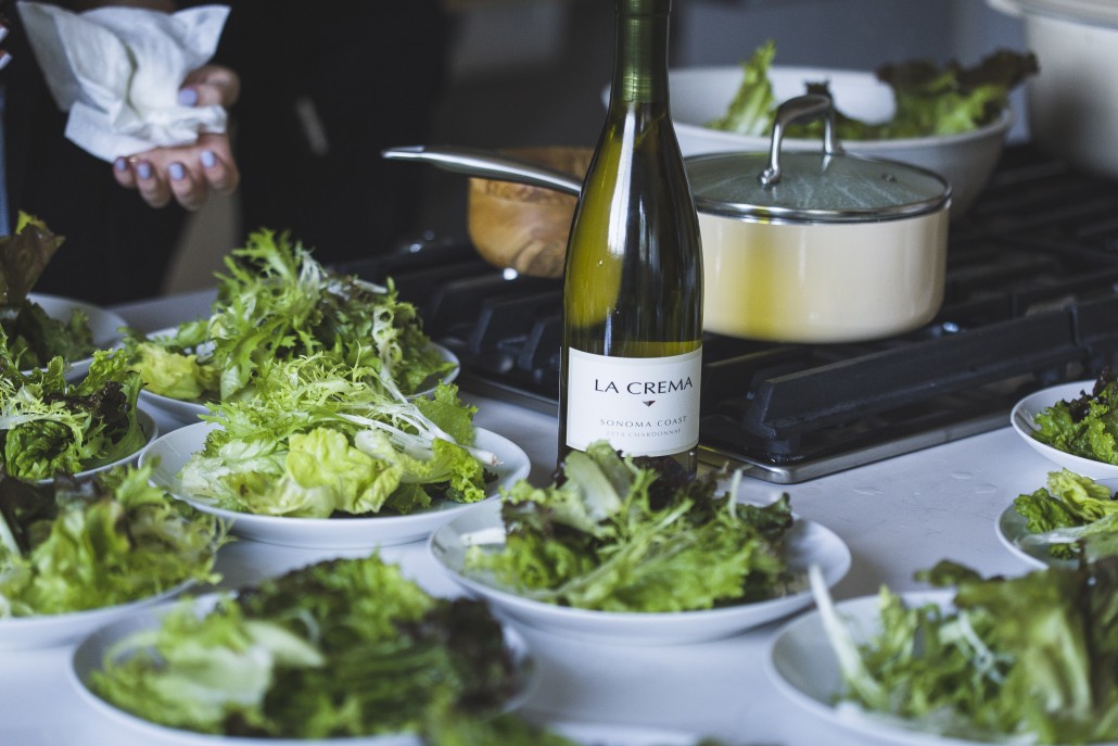 Mixed Greens Salad with Shaved Fennel and Radishes