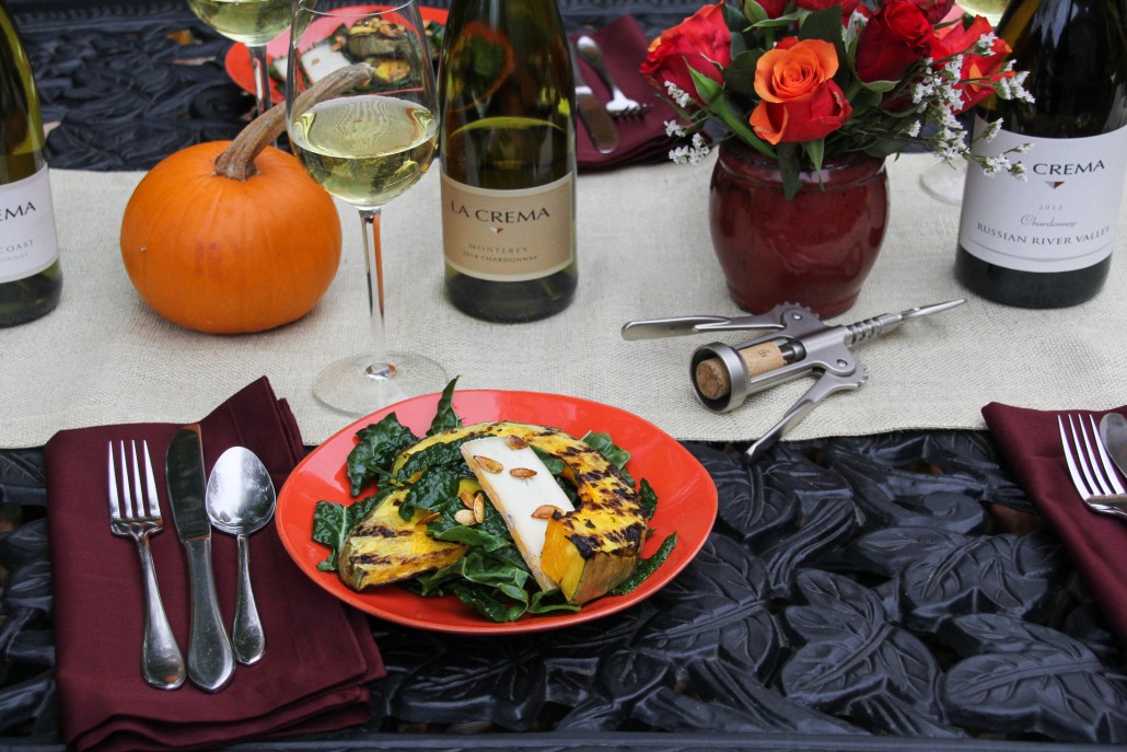 grilled pumpkin salad