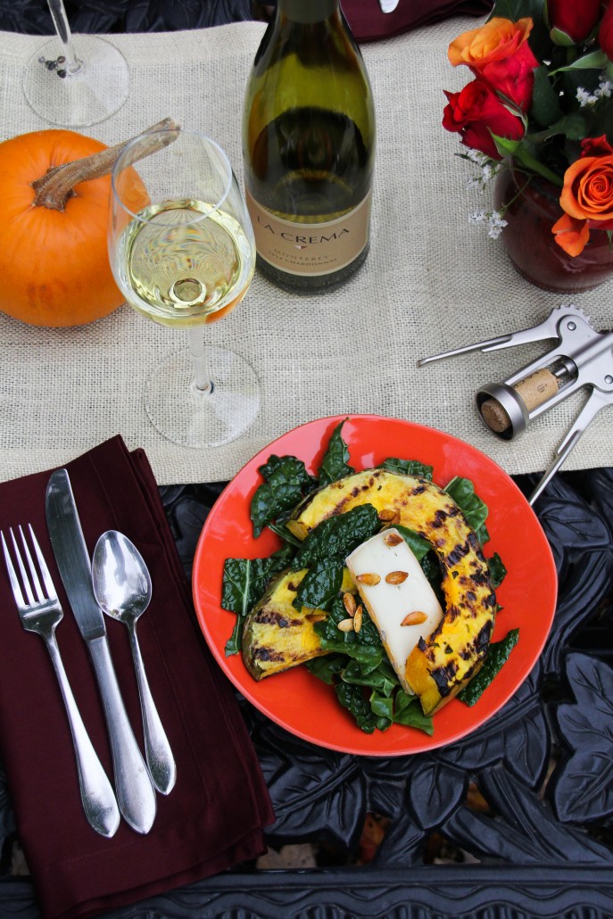 grilled pumpkin salad