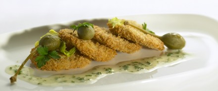 Pork Cutlets with Meyer Lemon & Caperberry Sauce hero image