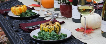 Stuffed Pumpkins with Middle Eastern Beef and Couscous