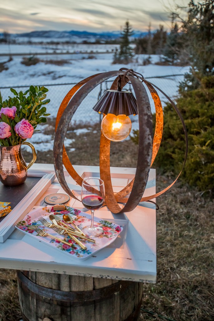 Wine Barrel Table DIY