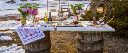 Rustic Wine Barrel Table DIY