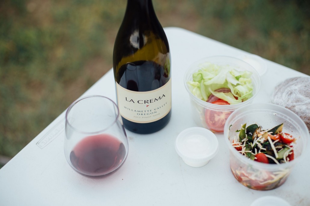 Glamping with La Crema Willamette Valley Pinot Noir