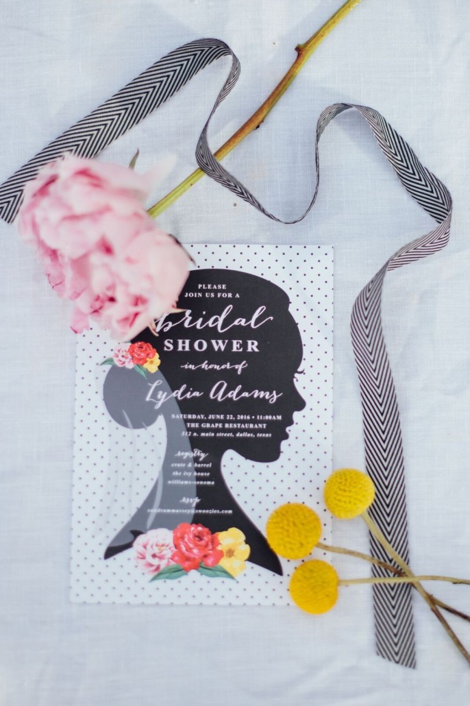 Invitations for a bridal shower