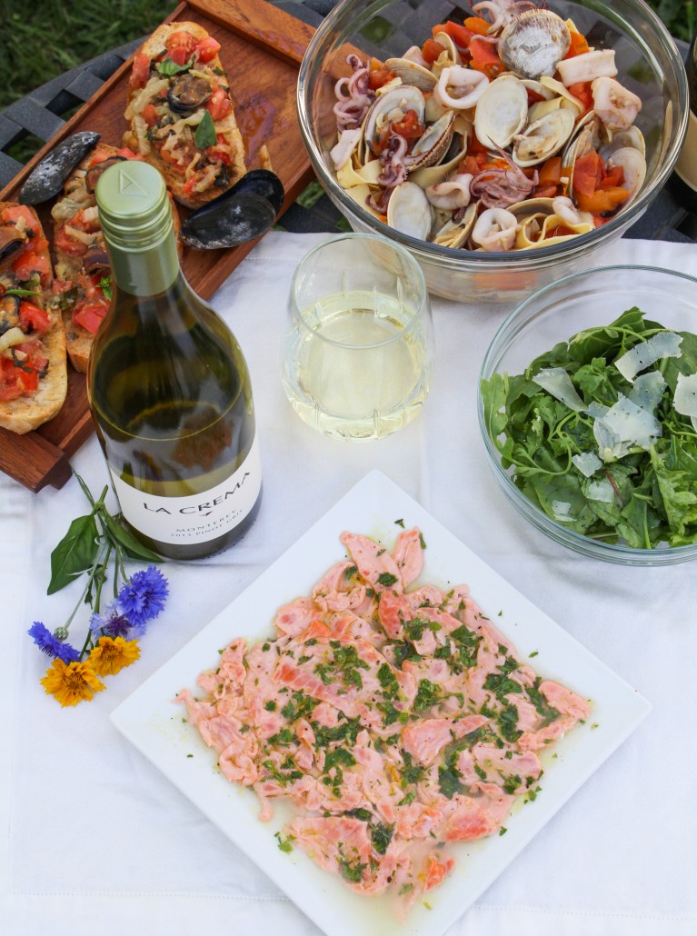 Italian-Style Salmon Carpaccio