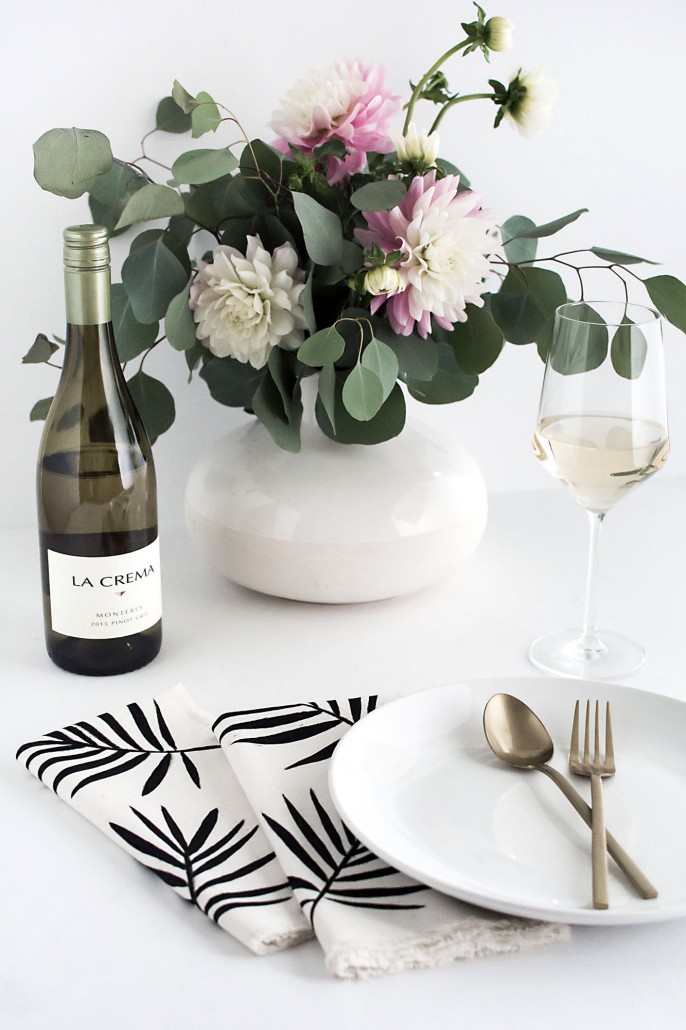 DIY Palm Leaf Napkins