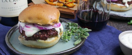 Labor Day Cookout: Lamb Burgers with Lemon Garlic Aioli hero image