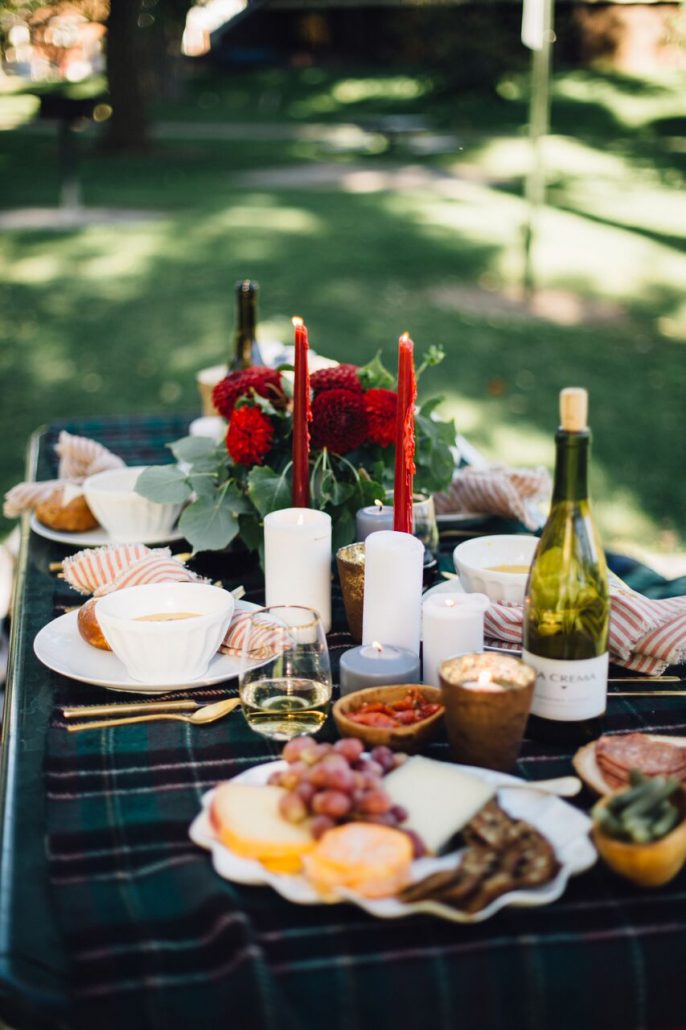 Fall Al Fresco Dinner Party styling idea