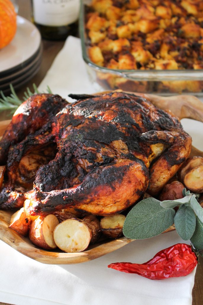 Latin Thanksgiving: Mole Roasted Chicken