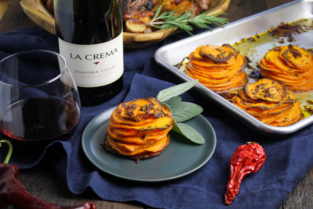 Latin Thanksgiving: Chipotle Sweet Potato Pommes Anna