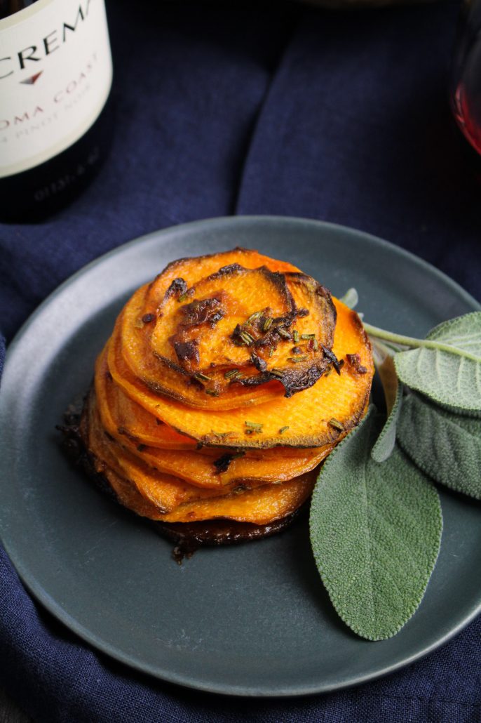Latin Thanksgiving: Chipotle Sweet Potato Pommes Anna