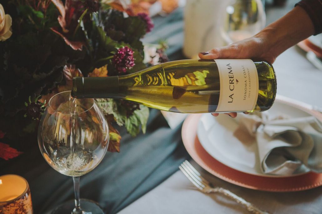 Pour Sonoma Coast Chardonnay at your Friendsgiving feasts