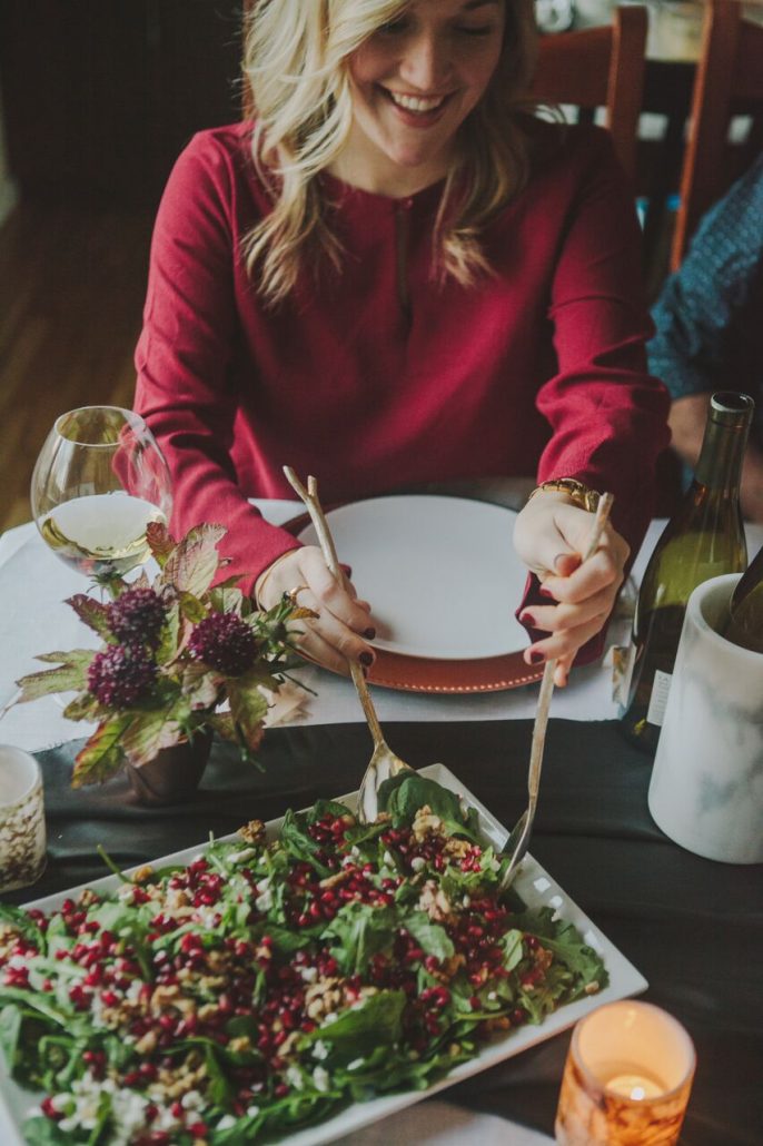 Always include some greens with your Friendsgiving feast to cut the richness of the sides.