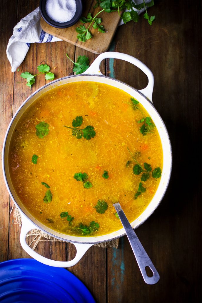 Broth for Homemade Albondigas Soup