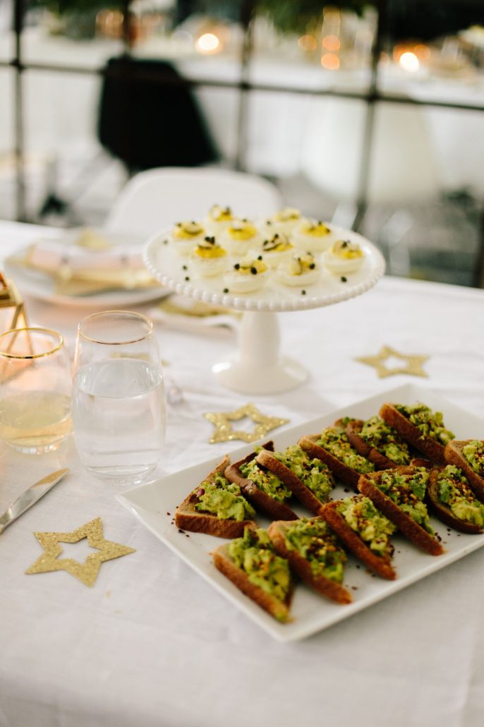 Deviled Eggs and Spicy Avocado Toast for a New Year's Day Brunch