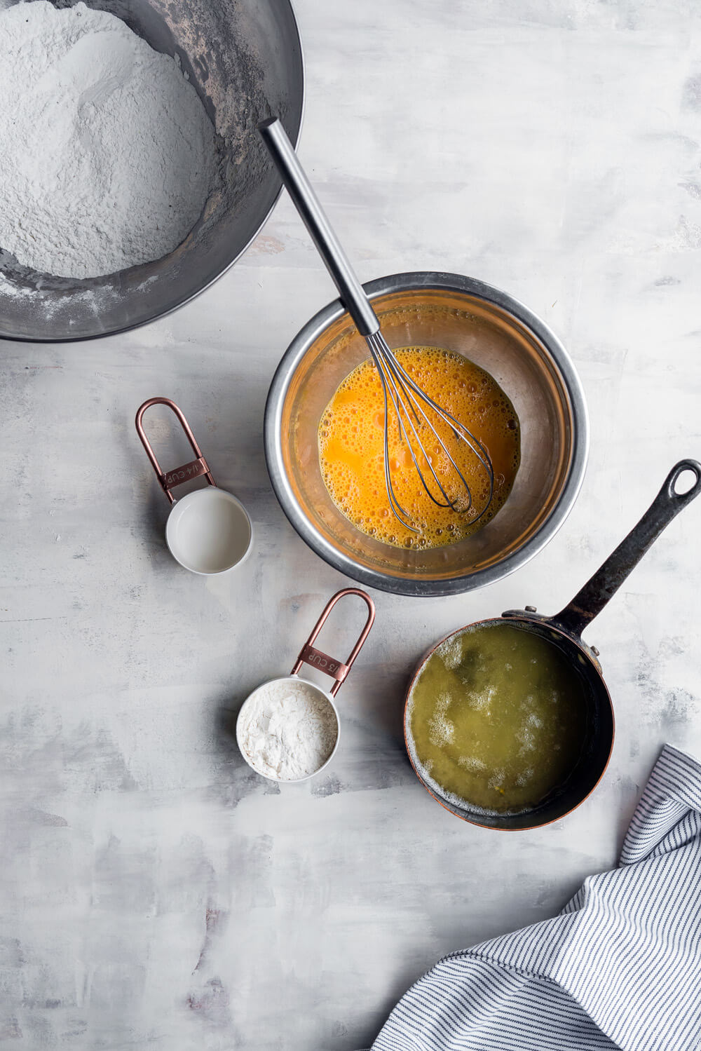 Ingredients for Chorizo Shawarma Crepes with Lemon Tahini