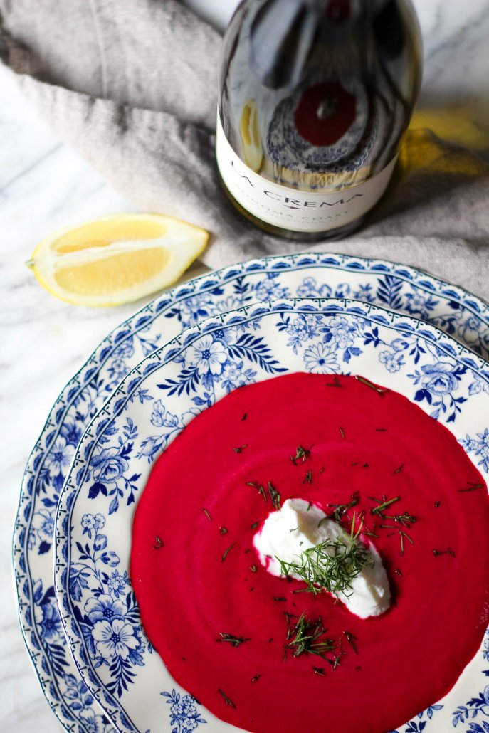 Roasted Beet and Yogurt Soup