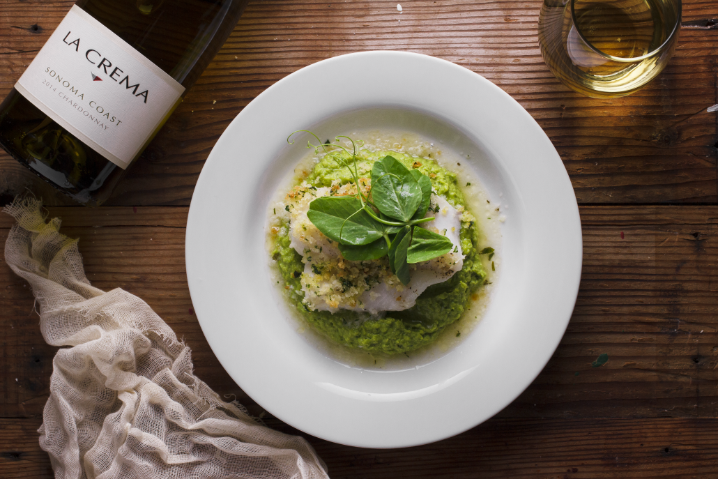 Spring Recipes Roundup: Herb-Crusted Cod with Pea Purée