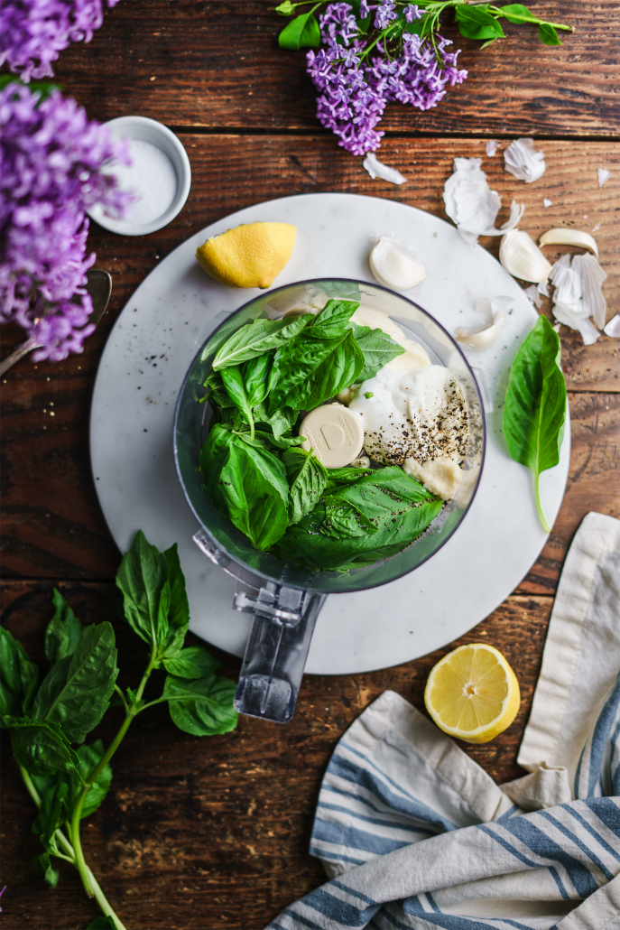 Basil Mayo for a Steak Sandwich