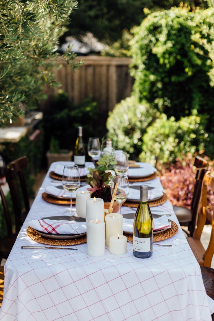 Tuscan Dinner Party featuring La Crema Monterey Chardonnay, hosted by Camille Styles