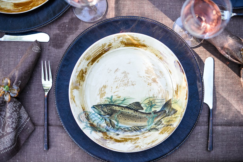 Tablescape for a Woodland Dinner Party