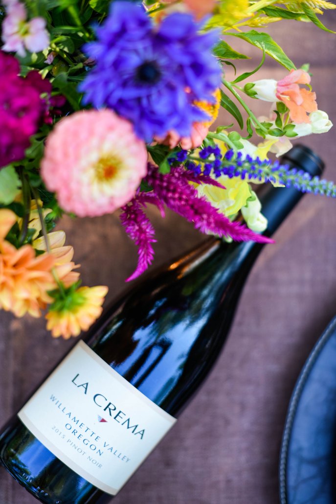 La Crema's Willamette Valley Pinot Noir is a perfect addition to a woodland dinner party