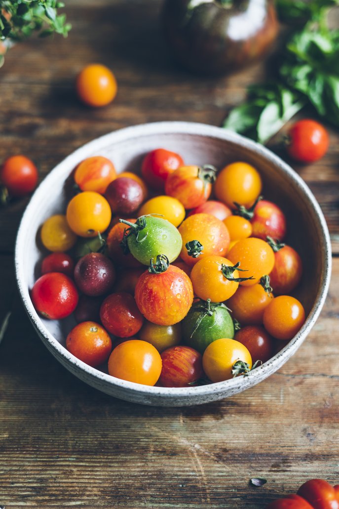 Fresh tomatoes for a Blistered Tomato Pasta