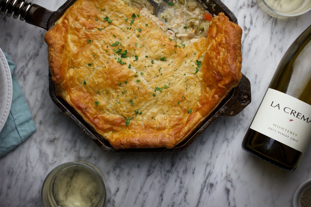 Flavors of Fall: Skillet Chicken Pot Pie