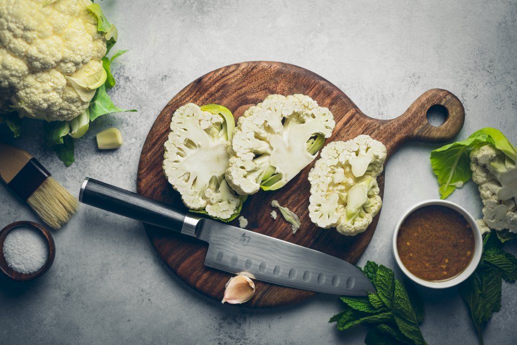 Cumin Spiced Cauliflower Steaks