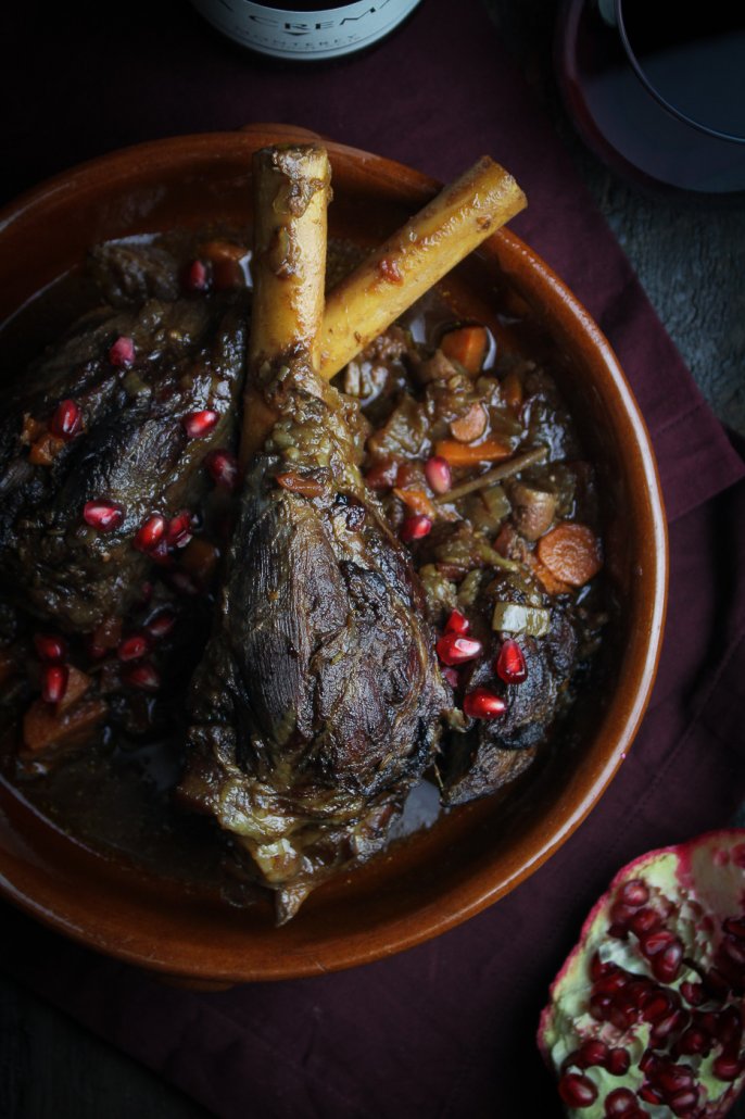 Moroccan-Braised Lamb Shanks