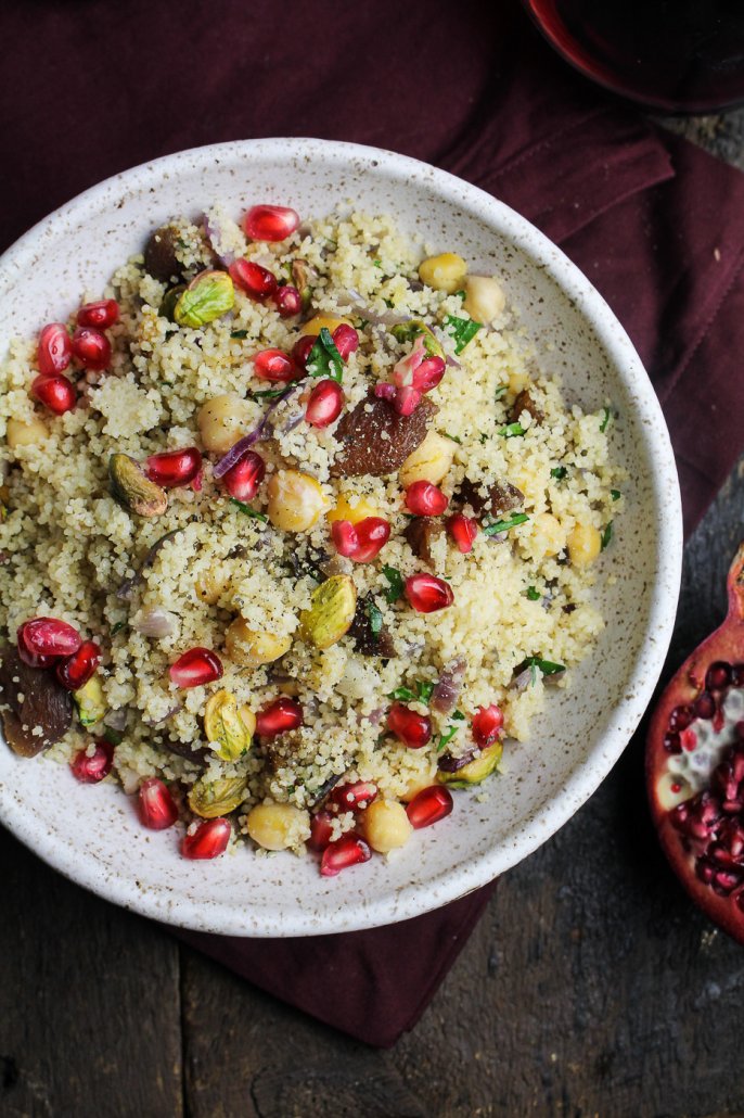 Moroccan Dinner: Royal Couscous with Apricots and Pistachios