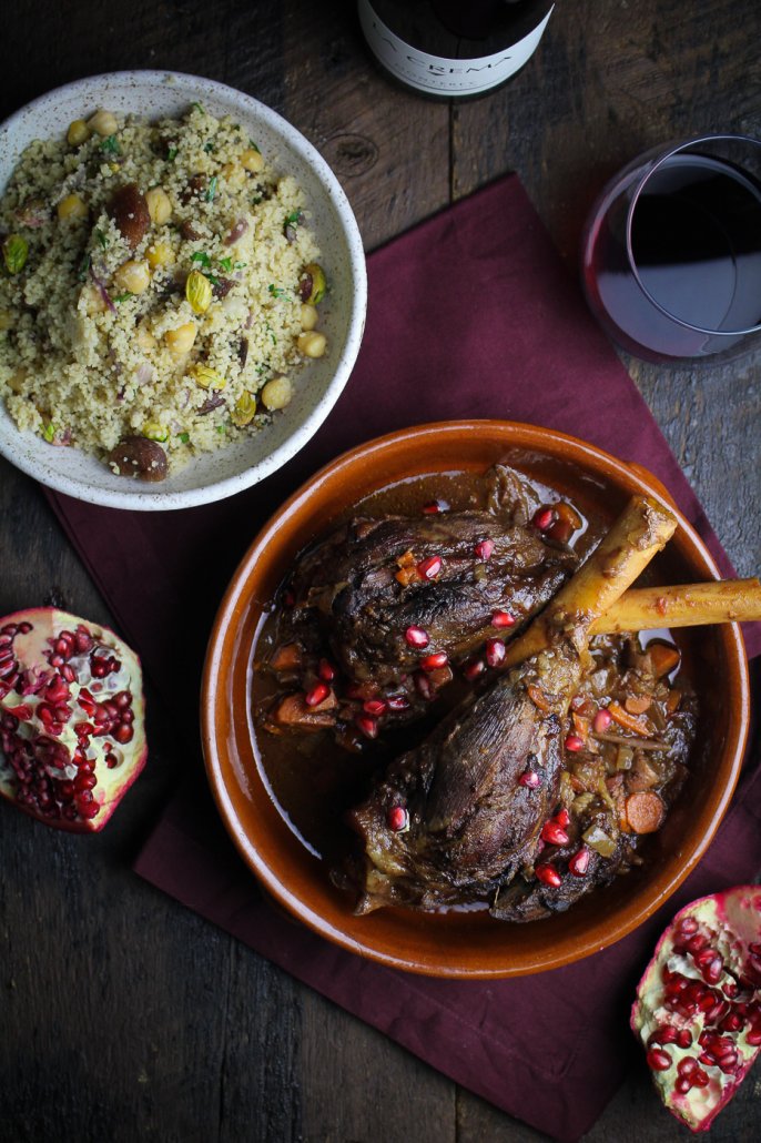 Moroccan Dinner: Moroccan Braised Lamb Shanks