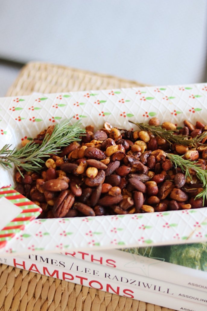 Simple Sweet and Spicy Mixed Nuts for the Holidays