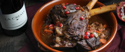 Moroccan Dinner: Moroccan Braised Lamb Shanks hero image