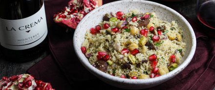 Moroccan Dinner: Royal Couscous with Apricots and Pistachios