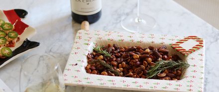 Simple Sweet and Spicy Mixed Nuts for the Holidays