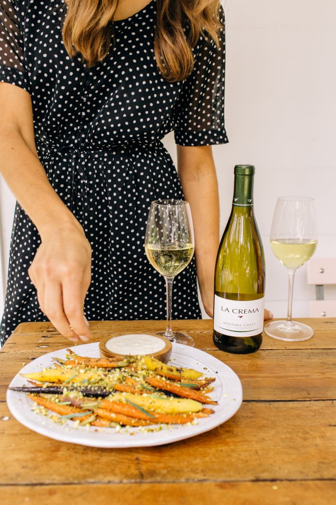 Spring Entertaining: Rainbow Carrots with Yogurt and Pistachios